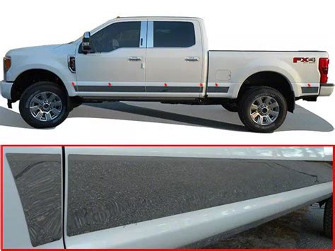 F 250 Super Duty Rocker Panel Trim Stainless Steel 17 22 F 250 Super