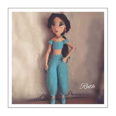 Princesa Jazmin Amigurumi Tejida A Mano P 4 Princess Disney