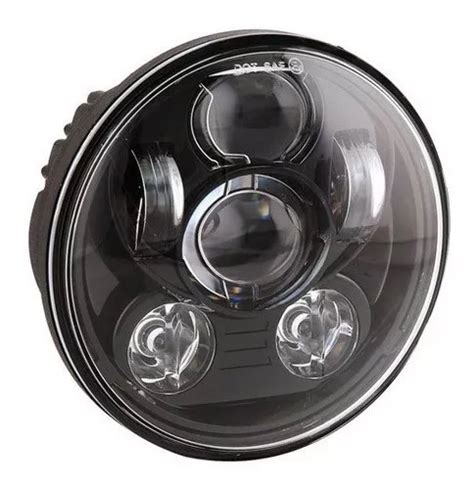 Faro Led 5 75 Carcasa Daymaker 5 3 4 Harley Moto Meses Sin Intereses