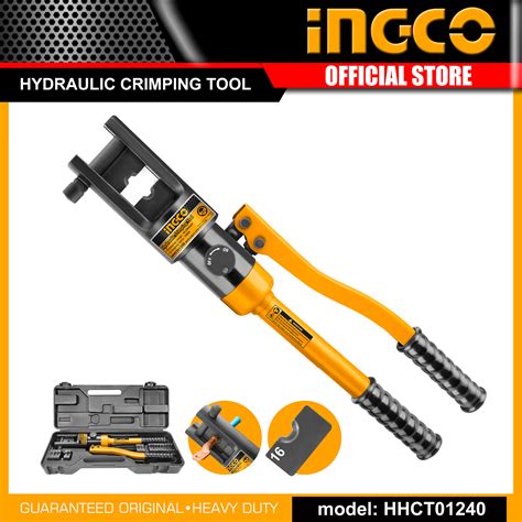 Ingco Hhct Industrial Hydraulic Cable Crimping Tool Cable Lug