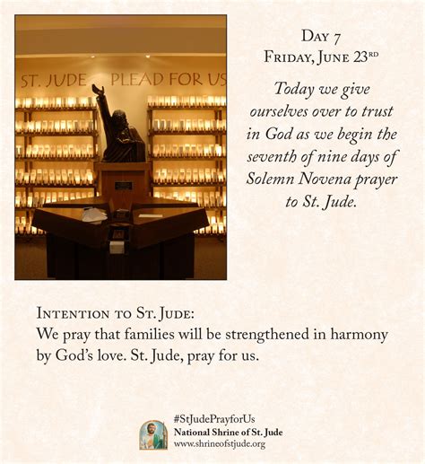 June Solemn Novena To St Jude The National Shrine Of Saint Jude