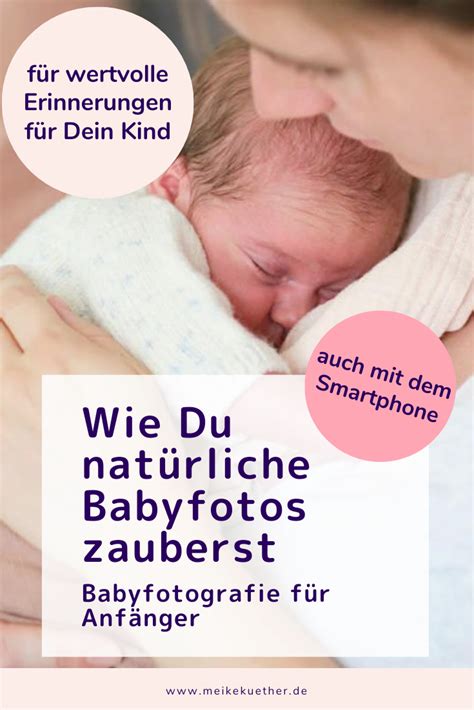 Ideen für zauberhafte Babyfotos zum selber machen zuhause Babyfotos