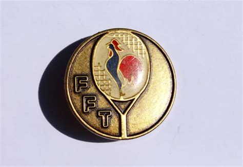 Ancien Insigne Medaille Sport Fft Federation Francaise Tennis