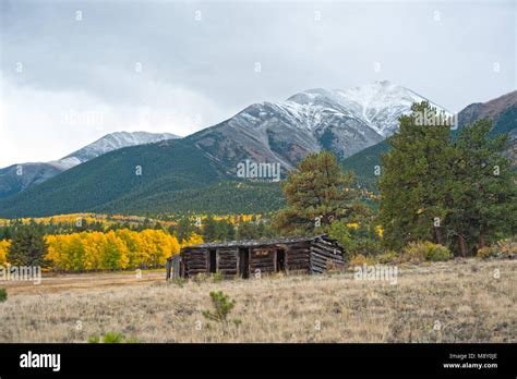 Mount Princeton Near Buena Vista Colorado Is Covered In The Splendor