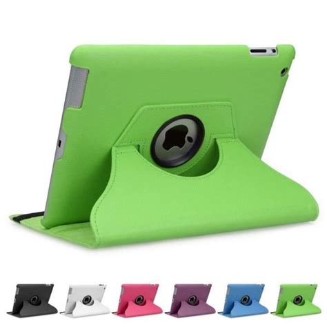 Doupi Rotatif Housse iPad 2 3 4 Deluxe 360 Degrés Smart Coque de