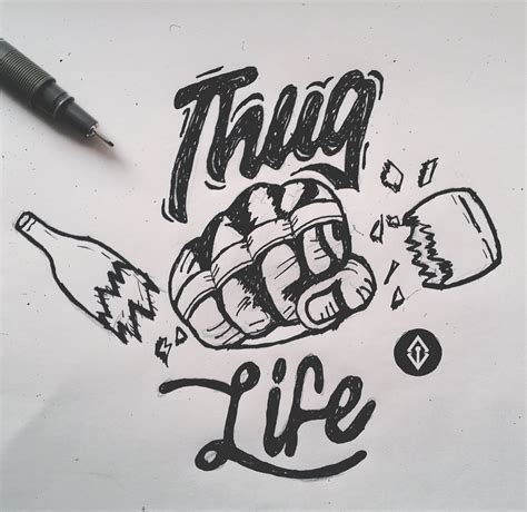 Thug Life Drawing