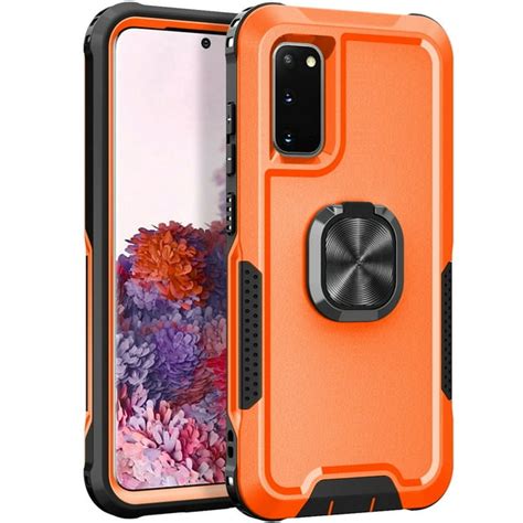 Samsung Galaxy S20 Case Dteck Hybrid Rugged Shockproof Case With Ring