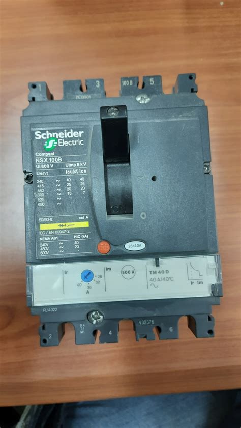 Lv Schneider Circuit Breaker Compact Nsx B Ka Vac Tmd