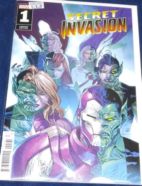 Secret Invasion 1 MARVEL 2022 1 25 Incentive Variant GIUSEPPE