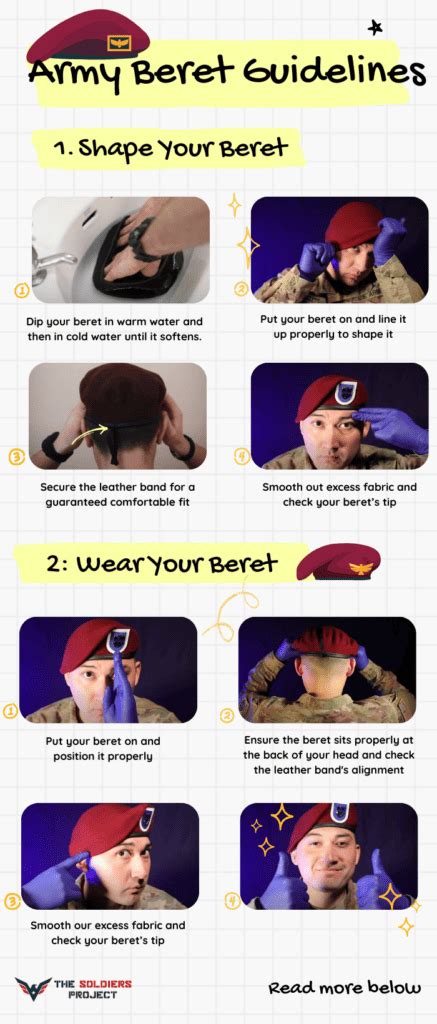 How To Wear A Military Beret Properly Shape And Wear Tips