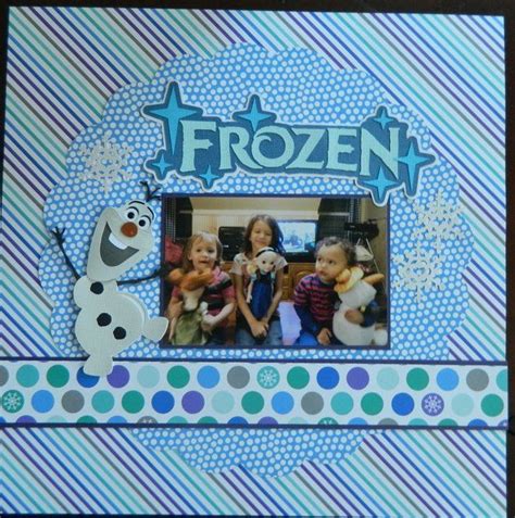 Layout Frozen Frozen Scrapbook Birthday Scrapbook Pages Halloween