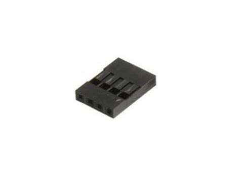 Zásuvka 4-pinová (1x4), černá,na kabel,spojovací konektor, pro Arduino