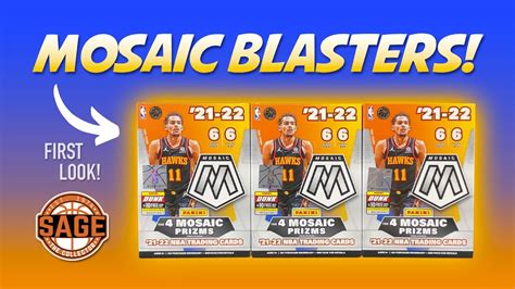 FIRST LOOK At The 2021 22 Mosaic Basketball Blasters YouTube