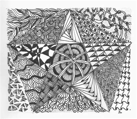 the llama momma blog: Zentangle 