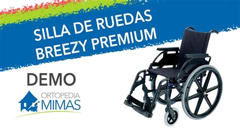 Silla De Ruedas Breezy Premium De Sunrise Medical Youtube