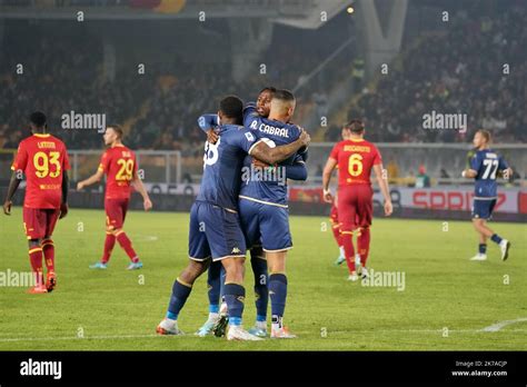 Via Del Mare Stadium Lecce Italy October Christian Kouame