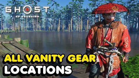 All Vanity Gear Locations In Ghost Of Tsushima Youtube