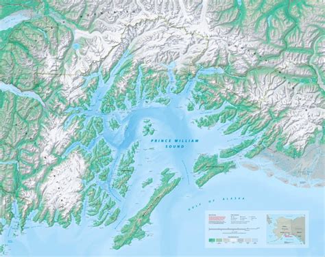 Exploring The Beauty Of Prince William Sound Map In 2023 - Map Of Europe