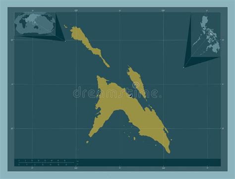 Philippine Masbate Solide Capital Illustration Stock Illustration