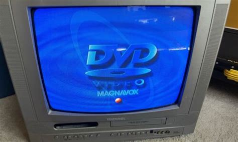 Magnavox 21 Inch CRT TV DVD VCR Combo RetroGaming Television EBay