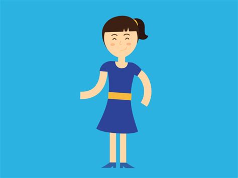 Happy Girl Dancing by Carles Gascon on Dribbble