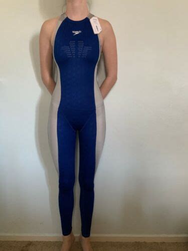 Speedo Recordbreaker Fastskin Fsii Skinsuit Speedsuit Swimsuit Full