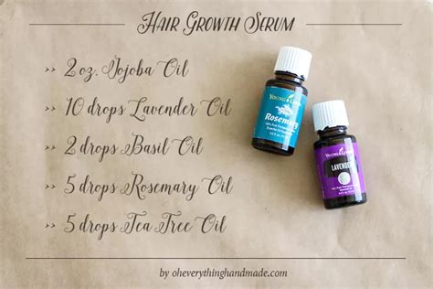 Diy Essential Oil Hair Growth Serum