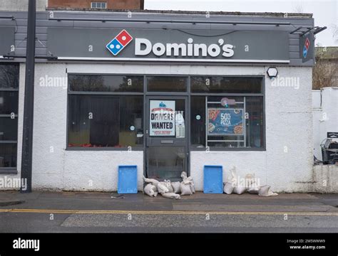 Dominos Pizza On The 31st December 2022 At The Whitesands Dumfries