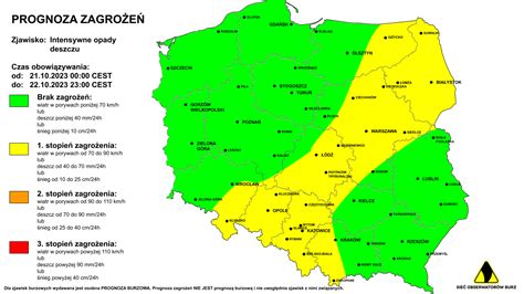 Prognoza Burzowa Na I Noc Z Mapa Burzowa