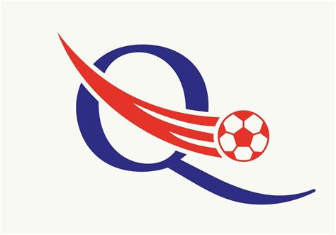 Time De Futebol Com A Letra Q - letra q logotipo do futebol futebol. conceito de símbolo do clube de ...