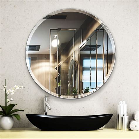 Top 15 Of Crown Frameless Beveled Wall Mirrors