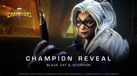 Black Cat And Scorpion In Cat And Mouse Marvel Contest Of Champions Youtube