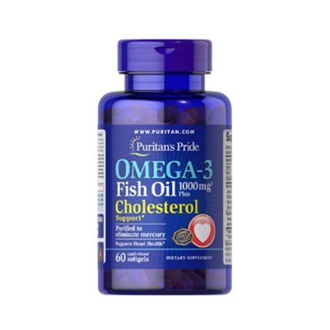 Puritan S Pride Omega Fish Oil Plus Cholesterol Support