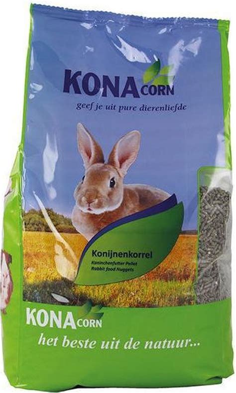 Konijnenkorrel KonaCorn 2 X 4 Kg Konijnen Konijnenvoer Bol