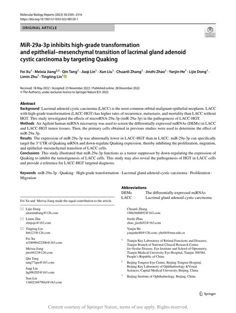 MiR 29a 3p Inhibits High Grade Transformation And Epithelial