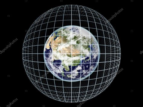 Earth On Grid — Stock Photo © Agsandrew 6133636