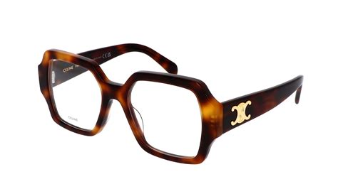 Lunettes De Vue Celine Triomphe Cl50131i 053 52 18 Écaille En Stock