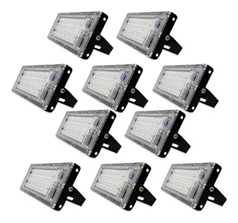 Paquete Pz Reflector Led W Exterior R W Mm Tianlai Env O Gratis