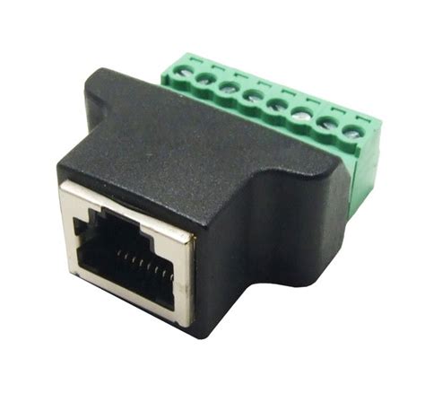 Rj Connector 8p8c Female Met Schroef Terminals Rj45 Domoticx