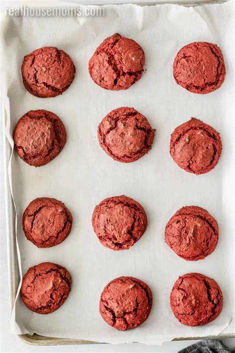 Cake Mix Red Velvet Cookies Recipe ⋆ Real Housemoms