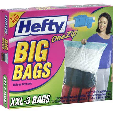 Hefty Big Bags Xxl Gallon Ea Paper Plastic Foodtown