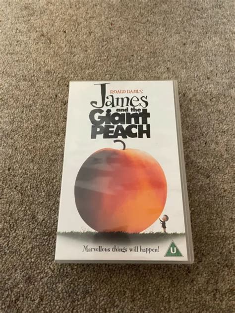 ROALD DAHL S JAMES The Giant Peach VHS Video Tape Cert U 5 95