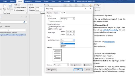 Microsoft Word Tips: How to Control Vertical Alignment | Proofed