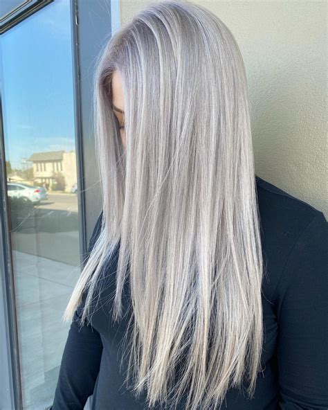 Silver Blonde Hair How To Get This Trendy Color For 2022