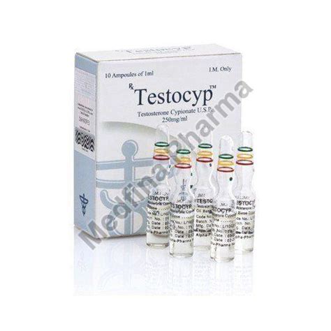 Testosterone Cypionate Testocyp Injection Form Liquid Packaging