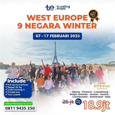 7 Paket Open Trip Murah Ke Eropa Dan Harganya KATA OMED