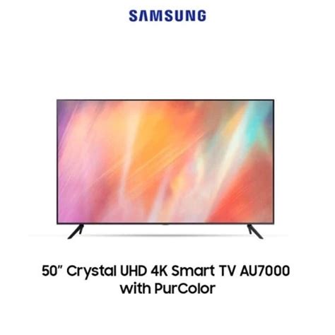 Jual Samsung Led Smart Tv Led Au Crystal Uhd K Shopee