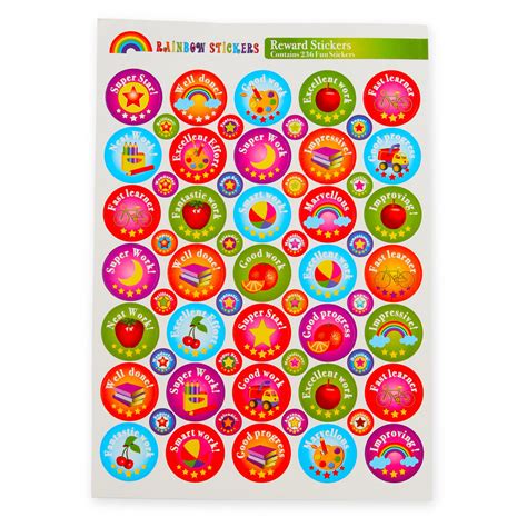 Arabic numbers, colours & shapes stickers — farhatamin.com