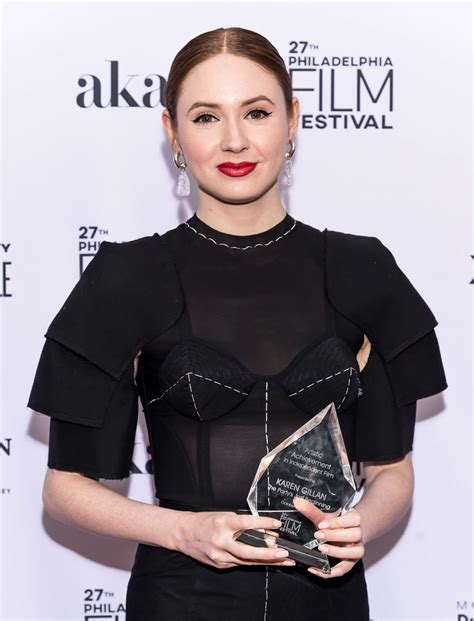 KAREN GILLAN Receives Artistic Achievement in Independent Film Award at ...