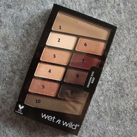 Test Eyeshadow Wet N Wild Color Icon 10 Pan Palette Farbe Nude